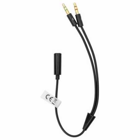 Sbox 35F-2X35M/R 3.5mm F. 4Pin - 2 X 3.5mm M. 3Pin 0.2m