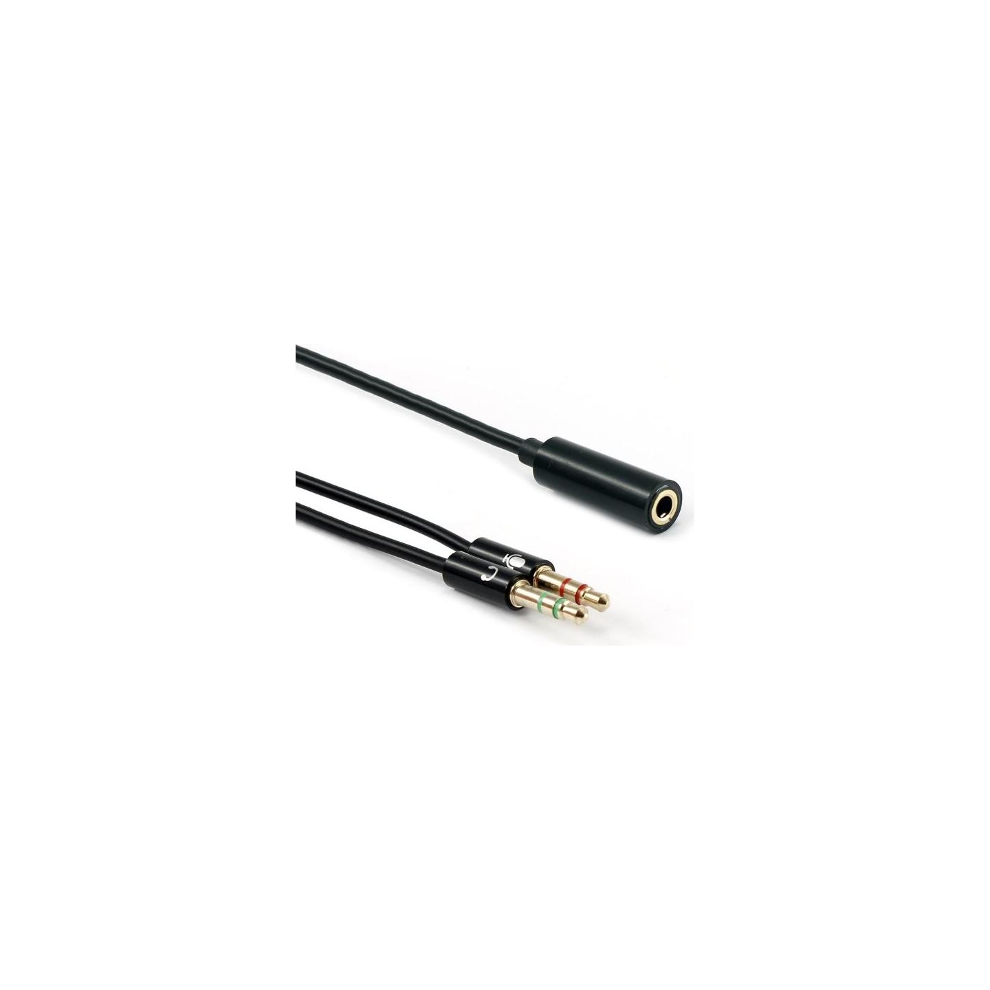 Sbox 35F-2X35M/R 3.5mm F. 4Pin - 2 X 3.5mm M. 3Pin 0.2m