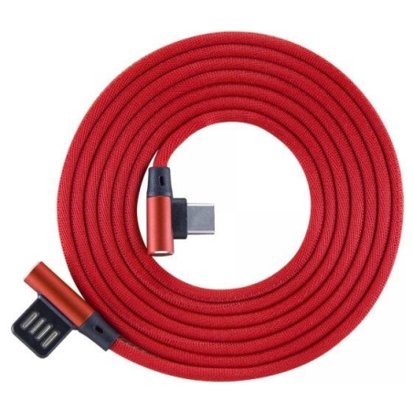 Sbox USB-C-90-R USB Type-C 90 m/m 1.5m Type-C-90R Strawberry Red