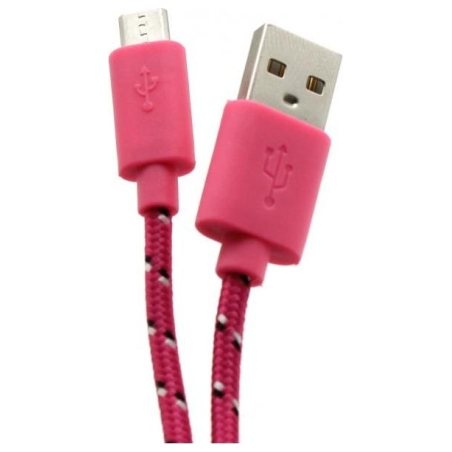 Sbox USB-1031P USB->Micro USB 1M  pink