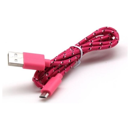 Sbox USB-1031P USB->Micro USB 1M  pink