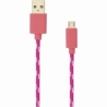 Sbox USB-1031P USB->Micro USB 1M  pink