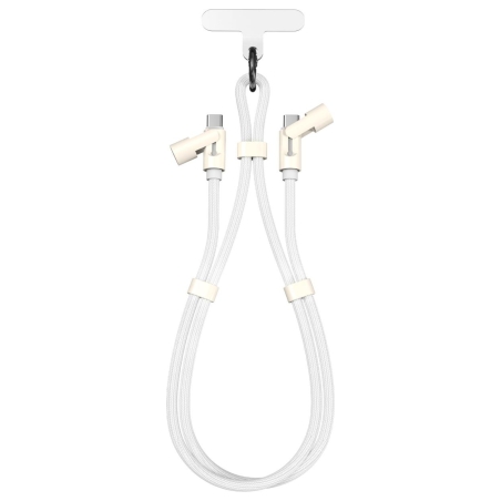 Sbox LANYARD WHITE Type-C -Type-C 1.5m White