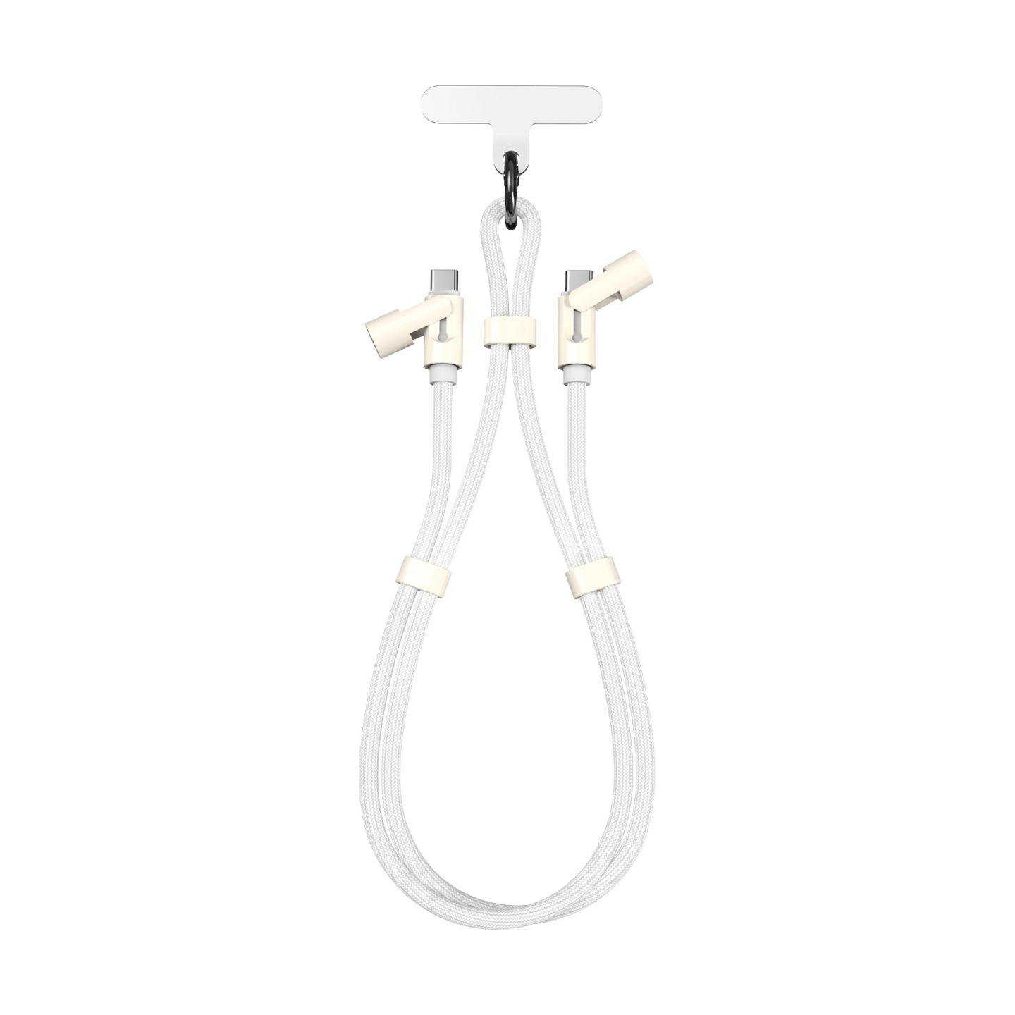Sbox LANYARD WHITE Type-C -Type-C 1.5m White