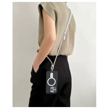 Sbox LANYARD WHITE Type-C -Type-C 1.5m White