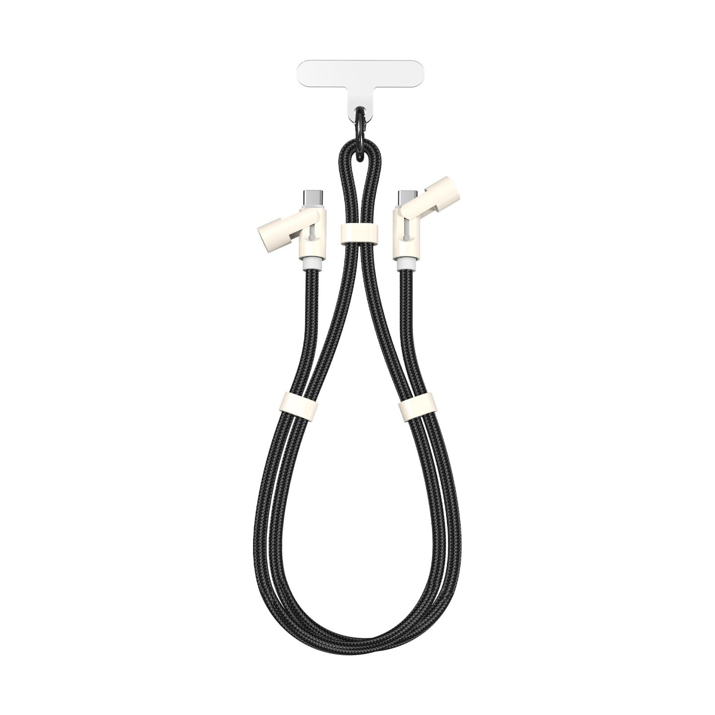 Sbox LANYARD BLACK Type-C -Type-C 1.5m Black