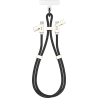 Sbox LANYARD BLACK Type-C -Type-C 1.5m Black