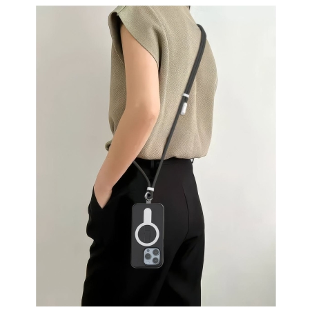 Sbox LANYARD BLACK Type-C -Type-C 1.5m Black