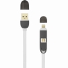 Sbox 2IN1W USB->Micro USB+IPH.5 M/M 1M white