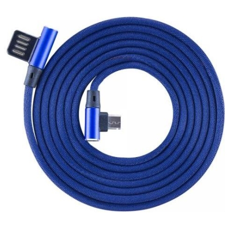 Sbox USB->Micro USB 90 M/M 1.5m USB-MICRO-90BL blueberry blue