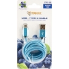 Sbox USB->Type C M/M 1.5m CTYPE-1.5BL Blue