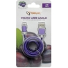 Sbox USB->Micro USB M/M 1m USB-10315U plum purple