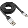 Sbox USB 2.0-Type-C/2.4A black/silver 1.5M