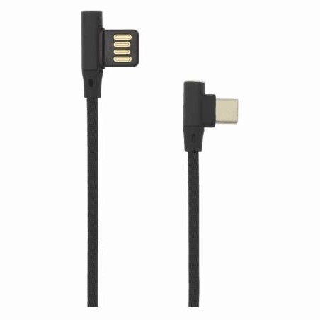 Sbox USB-C-90-B USB->Type C 90 M/M 1.5m Black