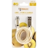 Sbox USB-TYPEC-15G USB->Type C M/M 1.5m Fruity Gold