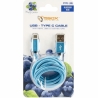 Sbox USB-TYPEC-15BL USB Type C M/M 1.5m  Fruity Blue