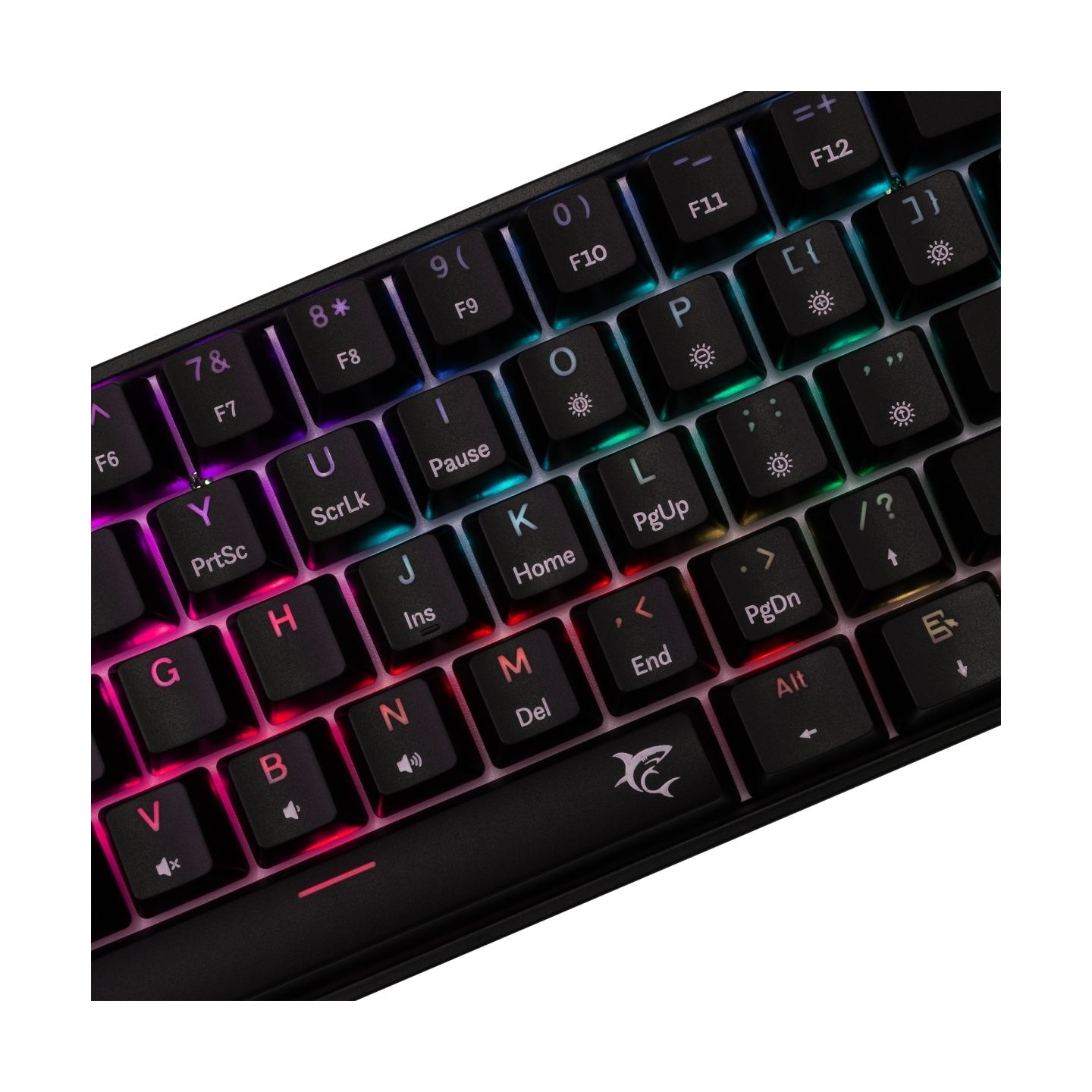 White Shark GK-004111 Shinobi 2 Red switch, Black US