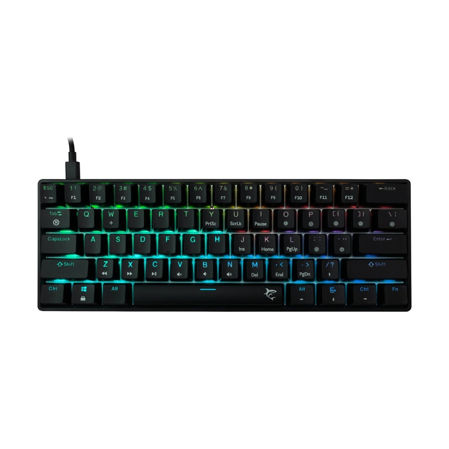 White Shark GK-004131 Shinobi 2 Brown switch, Black US