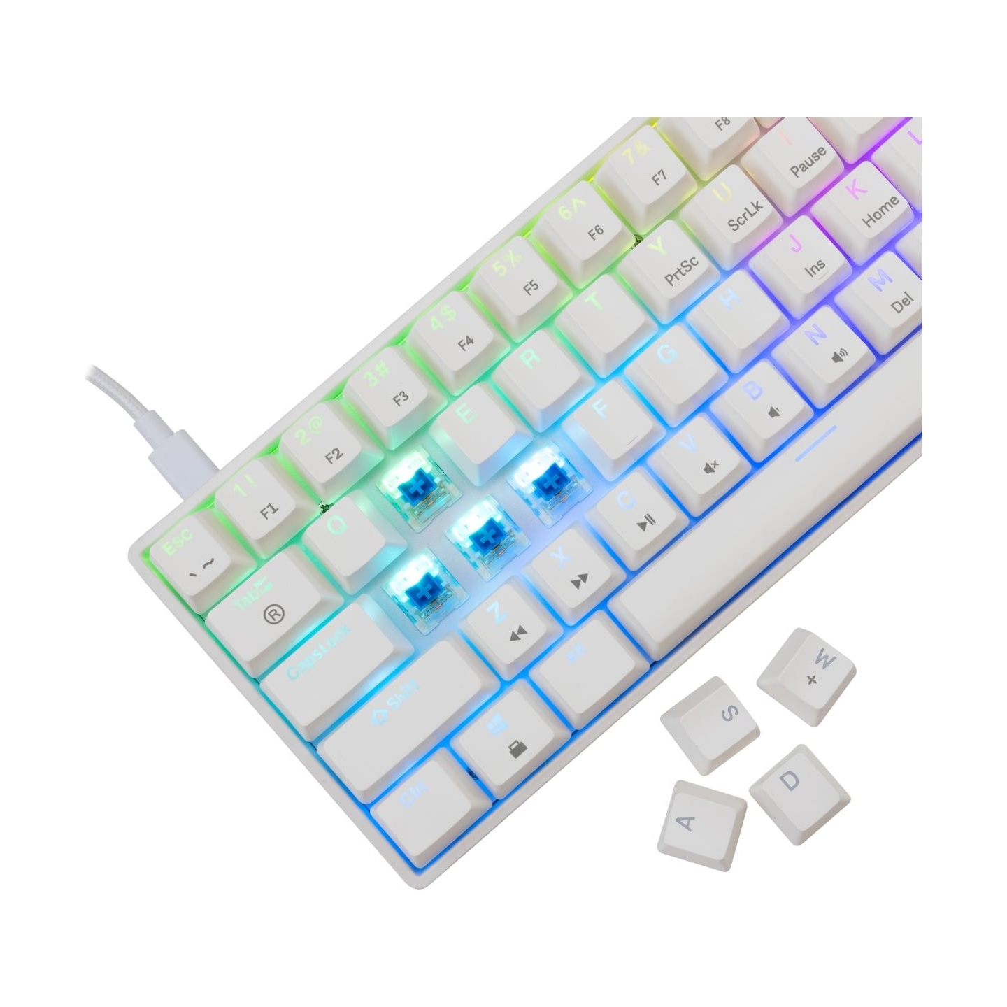 White Shark GK-004221 Shinobi 2 Blue switch, White US
