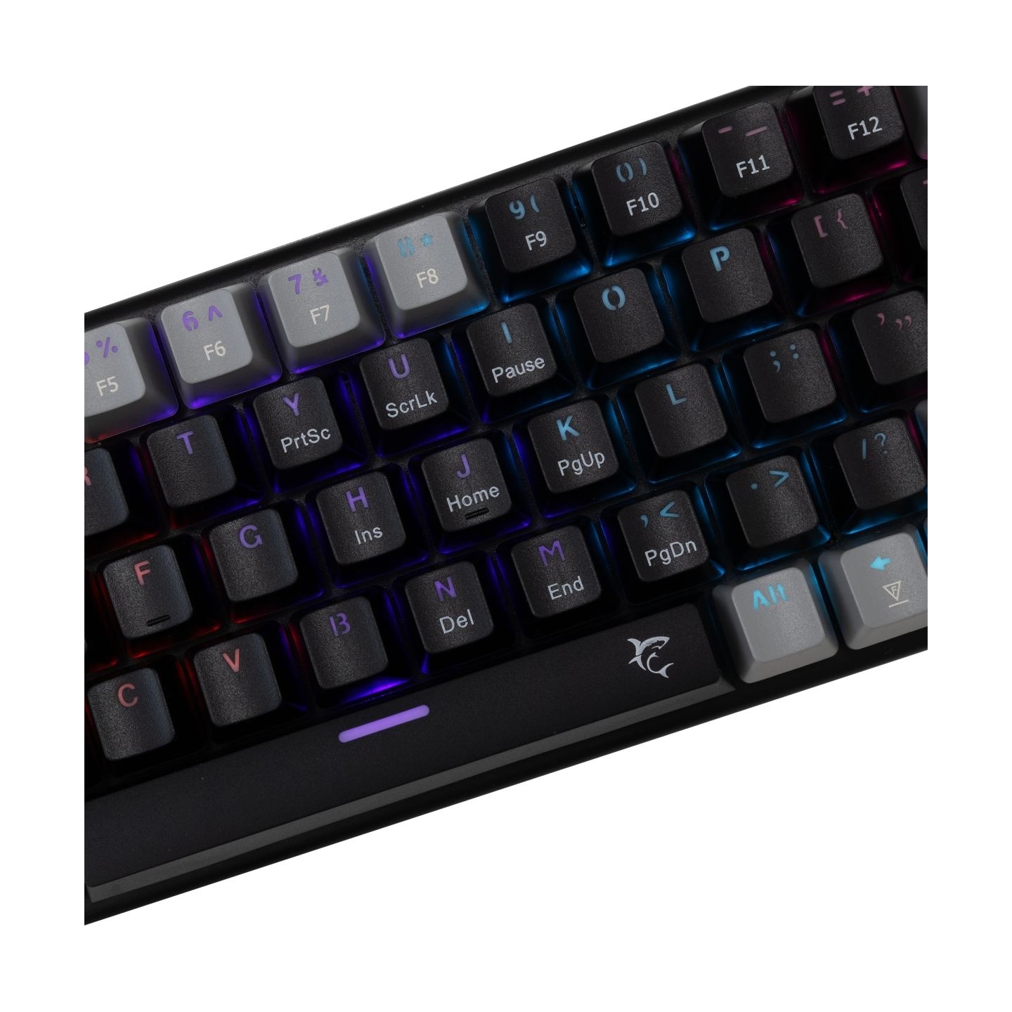 White Shark GK-002111V2  Wakizashi 2 Black-Grey US Red Switches