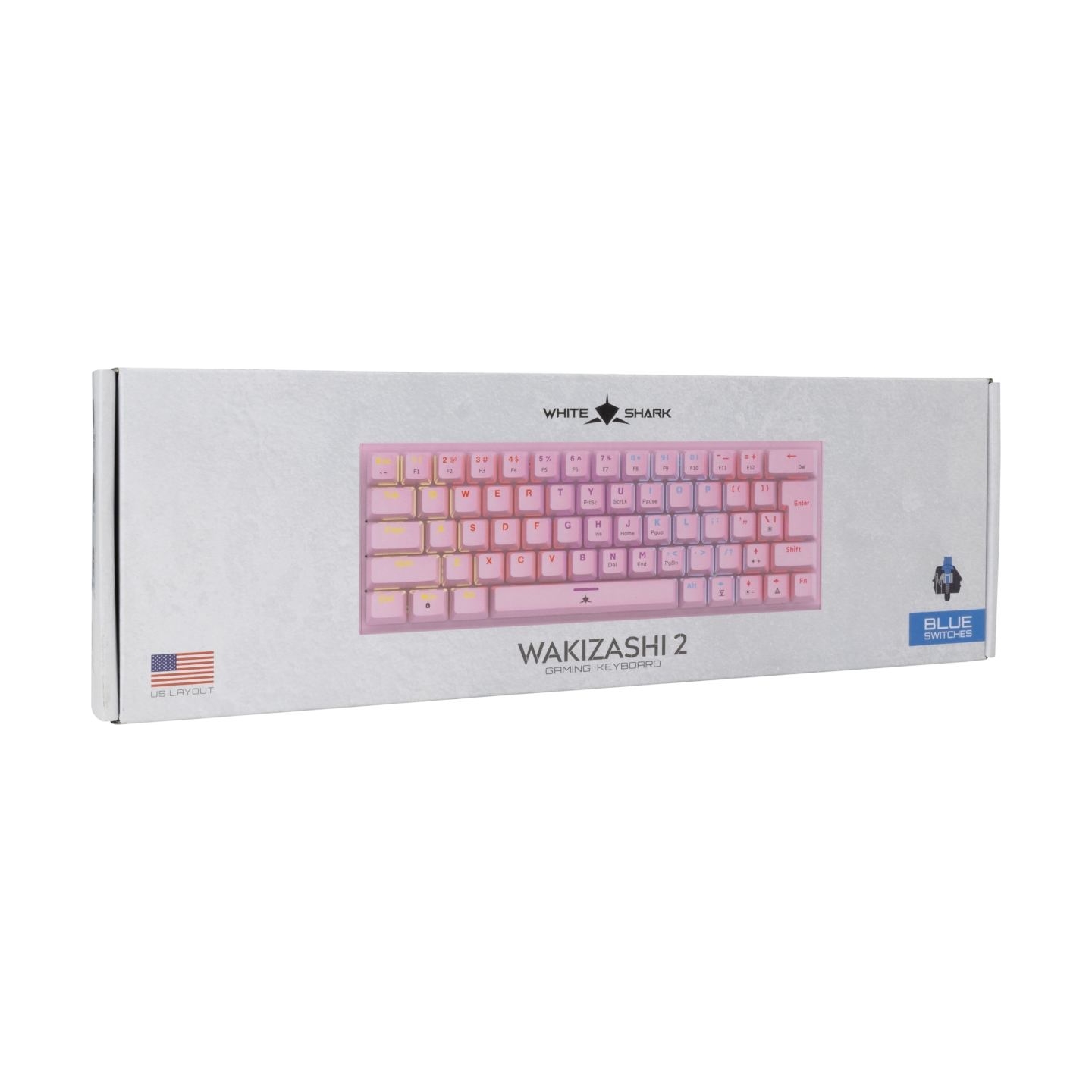 White Shark GK-002421V2 Wakizashi 2 Pink US-Blue.SW