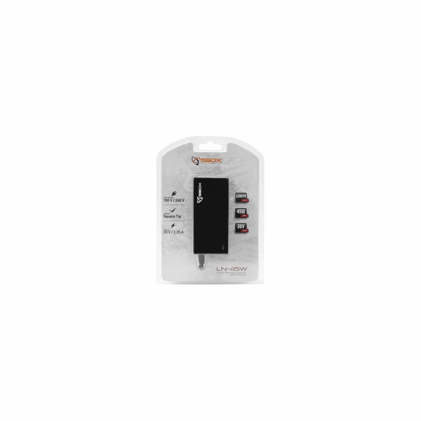 Sbox Adapter for Lenovo notebooks LN-45W