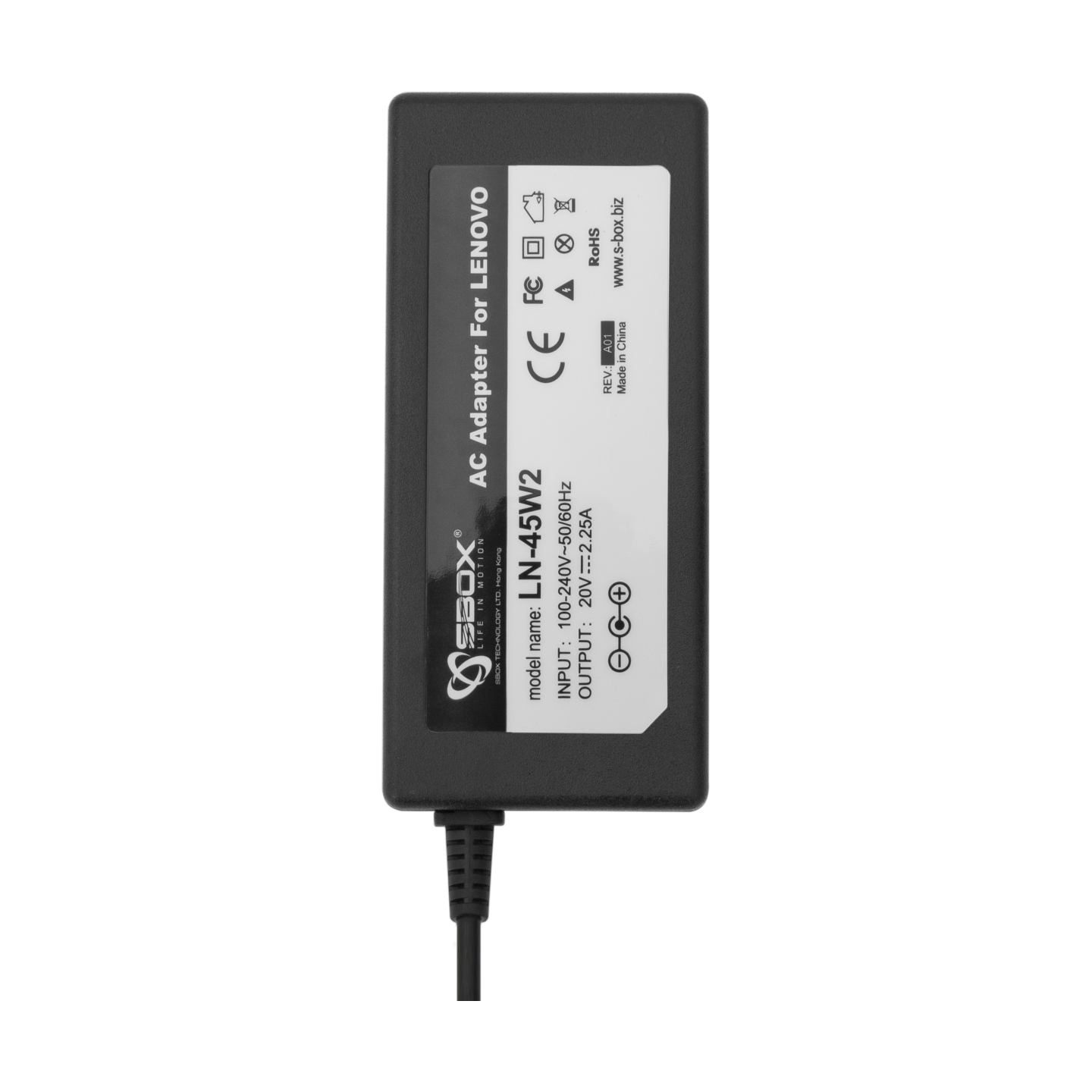 Sbox LN-45W2 Adapter for Lenovo notebooks Round