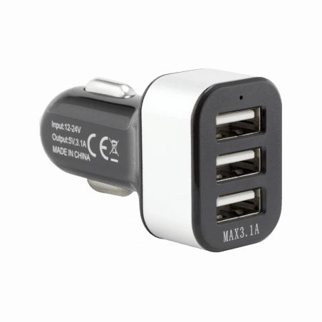 Sbox Car Charger CC-331B 3.1A black/grey
