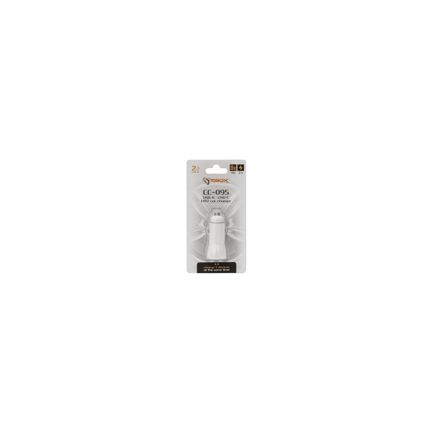 Sbox Car Charger CC-095 20W White