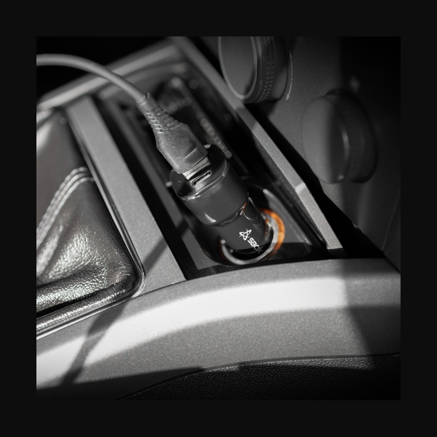 Sbox Car Charger CC-038 38W Black