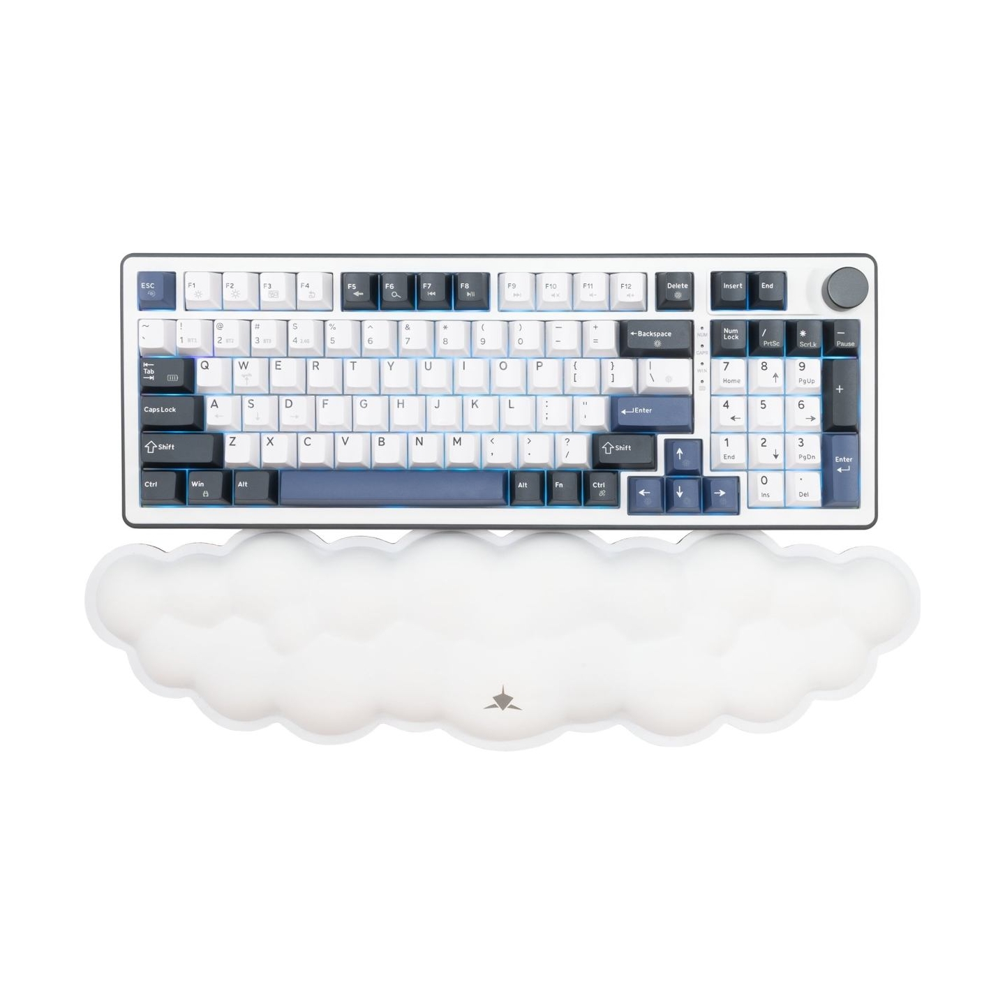 White Shark KP-012 Cumulus Cloudy Keyboard Wrist Rest White