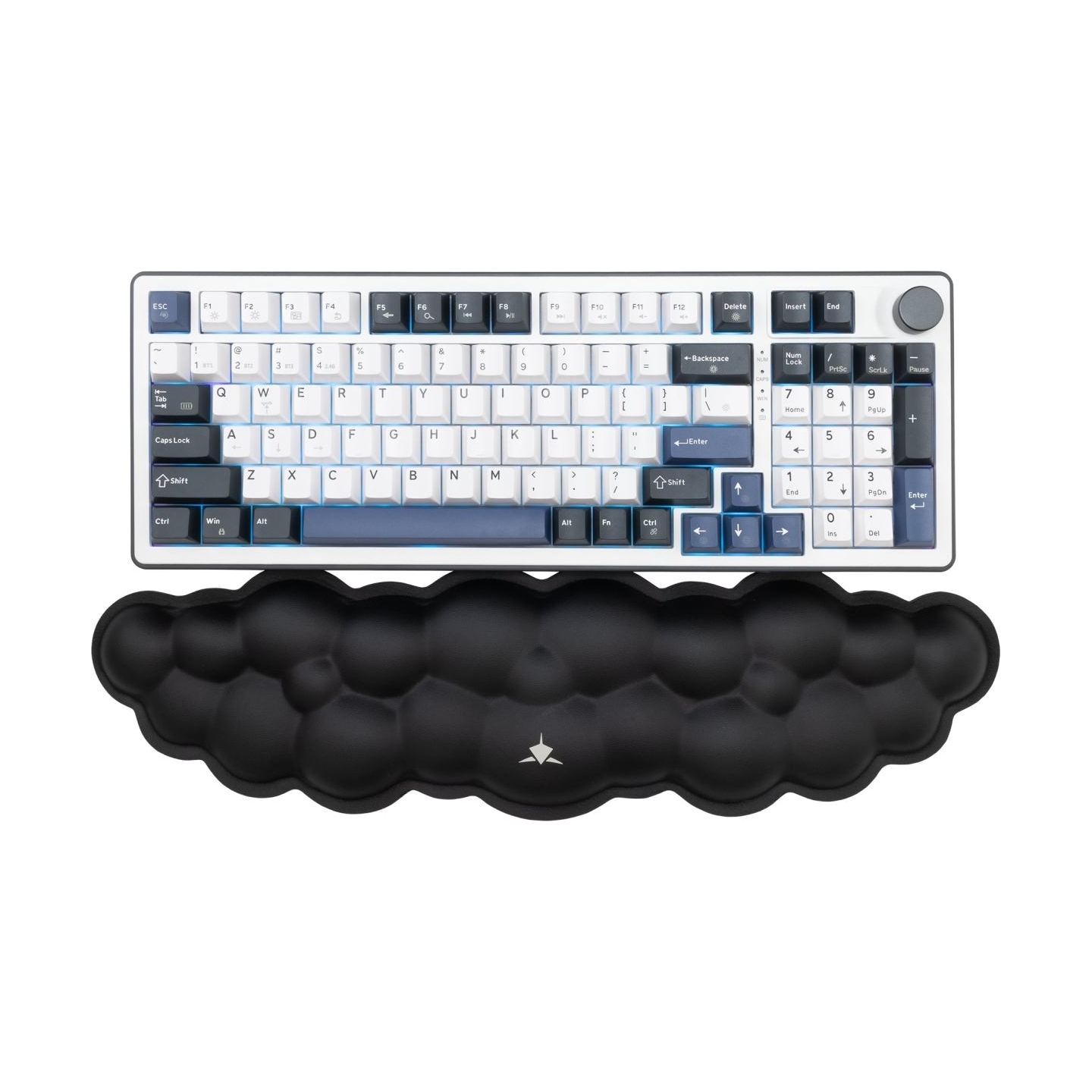 White Shark KP-011 Cumulus Cloudy Keyboard Wrist Rest Black