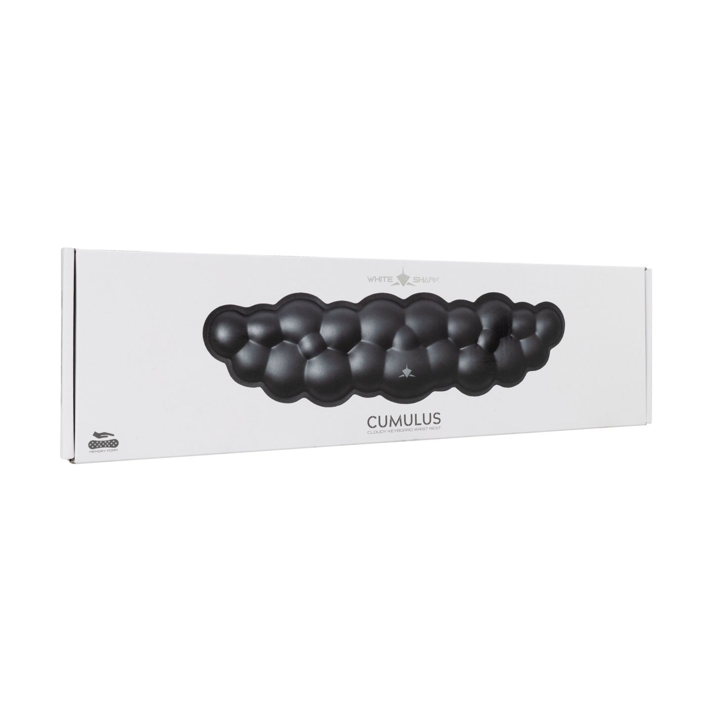 White Shark KP-011 Cumulus Cloudy Keyboard Wrist Rest Black