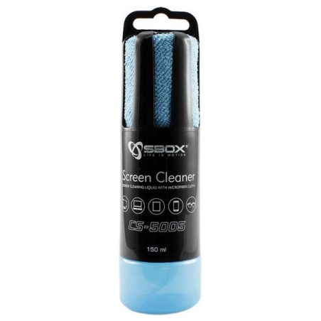Sbox CS-5005B Screen Cleaner 150ml Blue