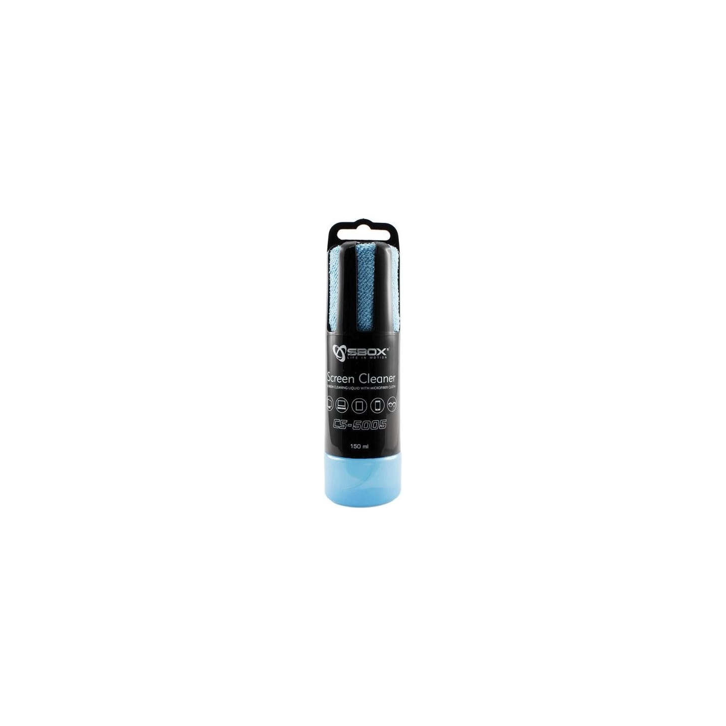 Sbox CS-5005B Screen Cleaner 150ml Blue
