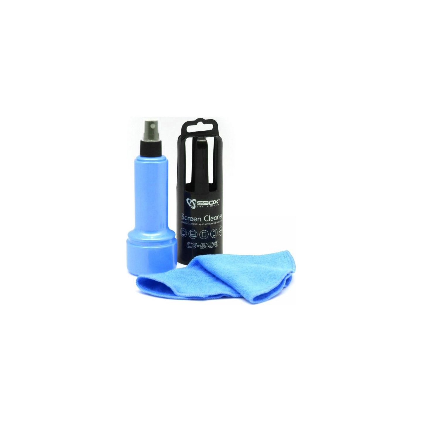 Sbox CS-5005B Screen Cleaner 150ml Blue