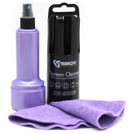Sbox CS-5005U Screen Cleaner 150ml Purple