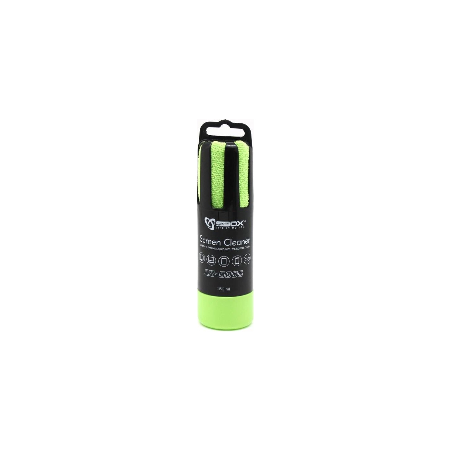 Sbox CS-5005G Screen Cleaner 150ml Green