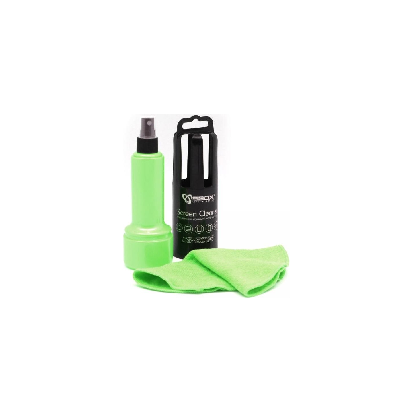 Sbox CS-5005G Screen Cleaner 150ml Green