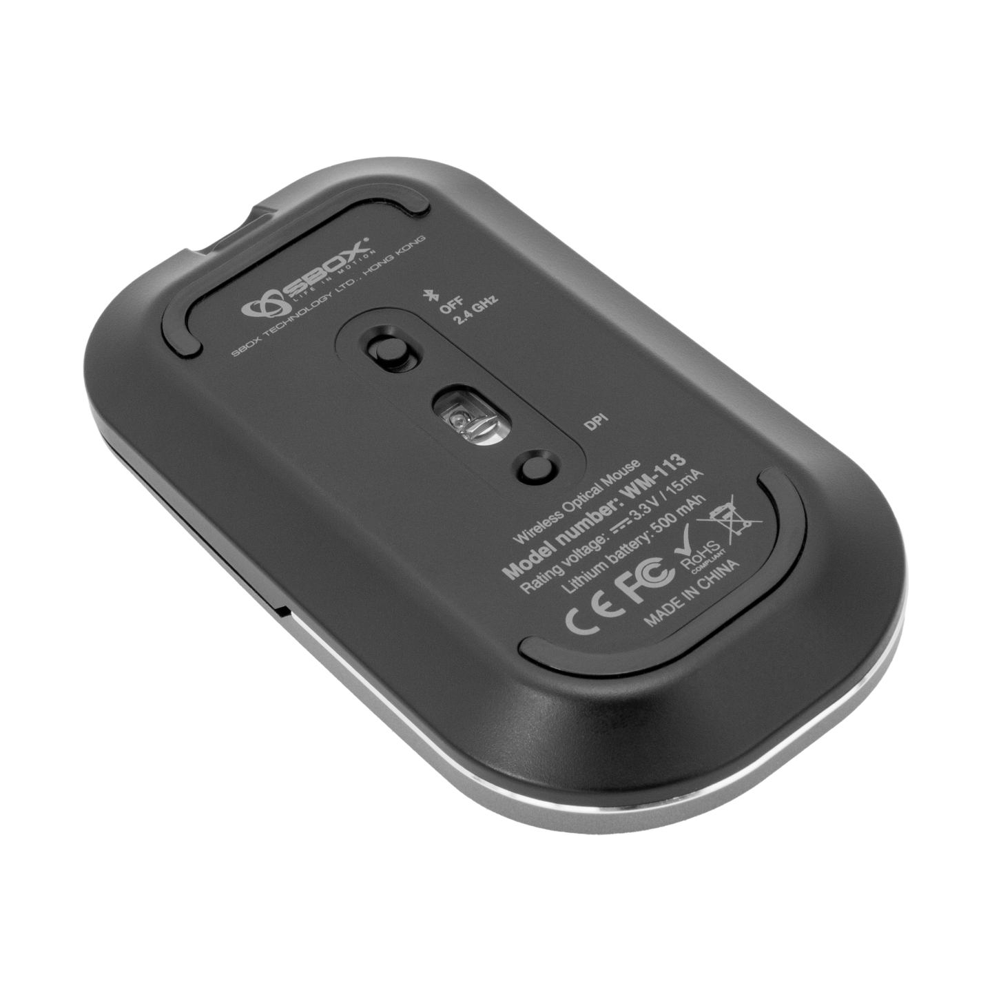Sbox WM-113 Wireless Silver