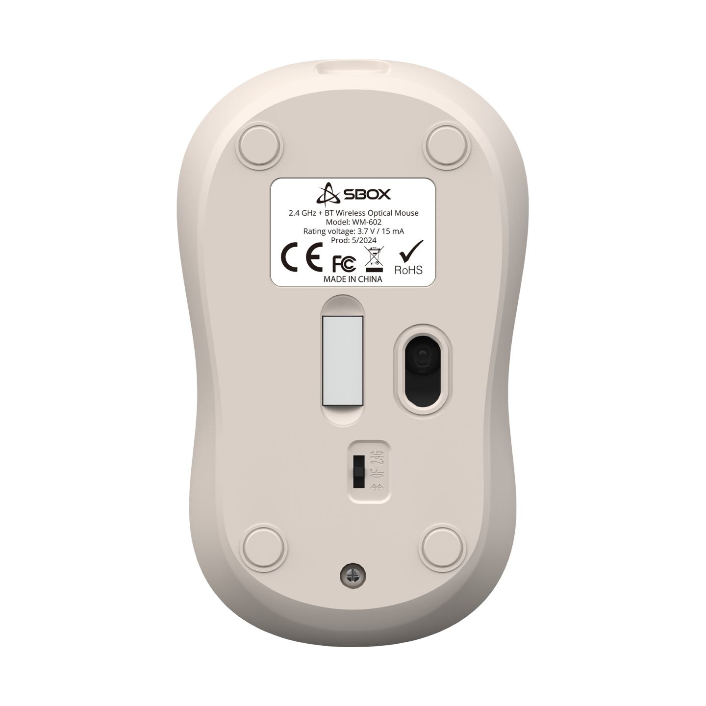 Sbox WM-602 Beige Wireless