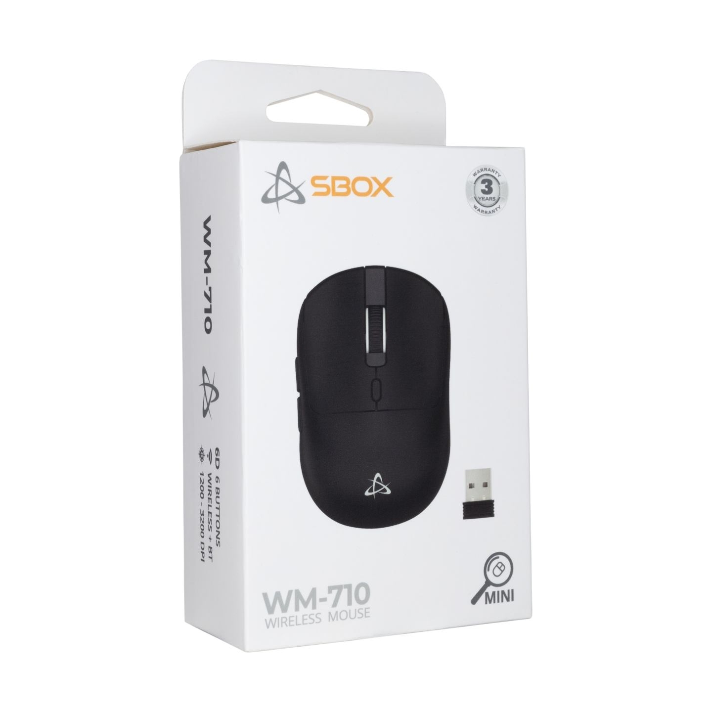 Sbox WM-710 Black Wireless