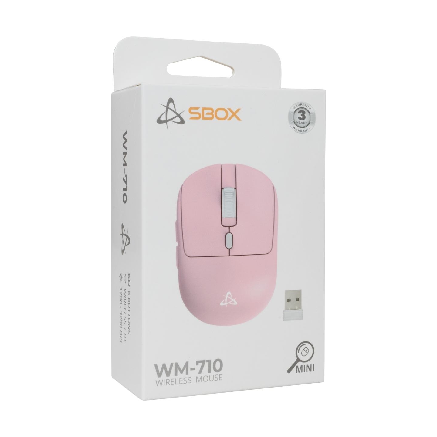 Sbox WM-710 Pink Wireless