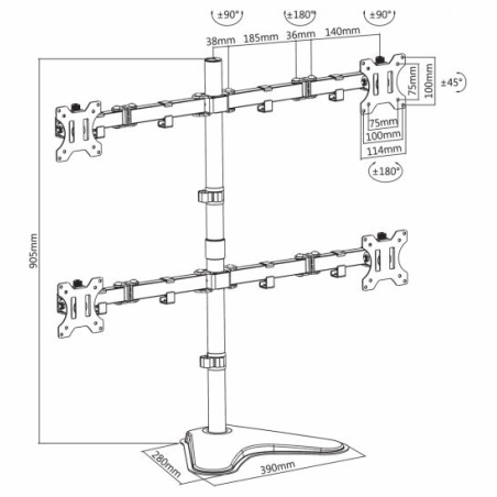 Sbox LCD-F048 (13-32/4x8kg/100x100)