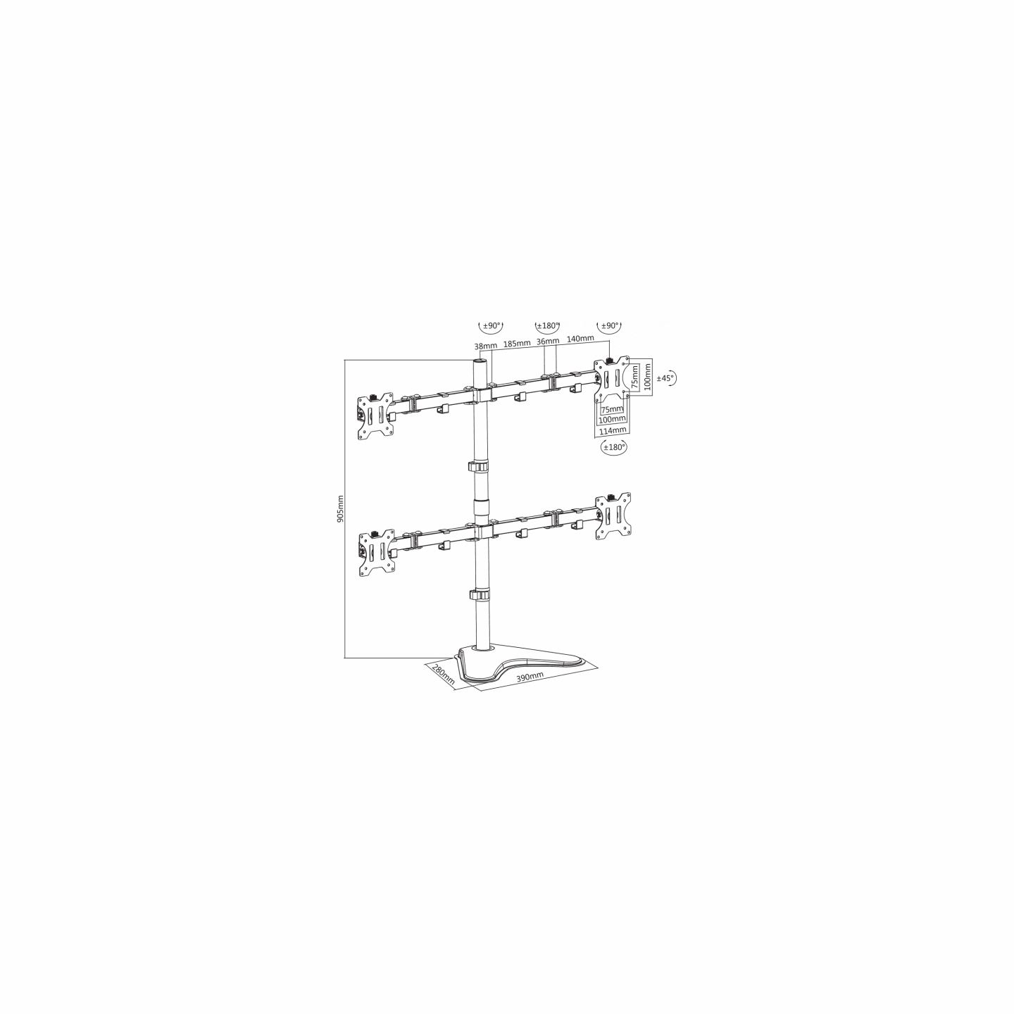 Sbox LCD-F048 (13-32/4x8kg/100x100)