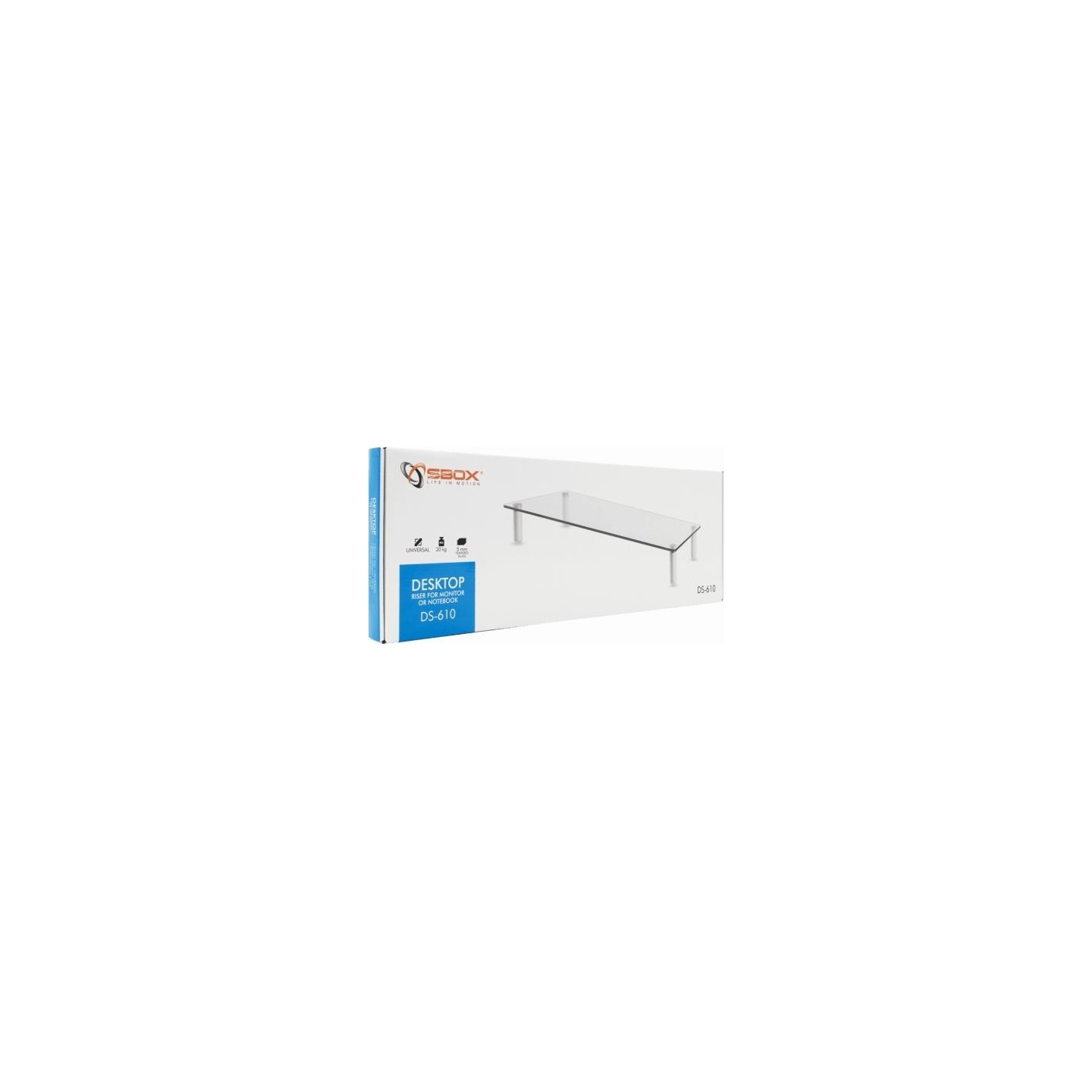 Sbox DS-610 Desktop Riser for Monitor or Notebook