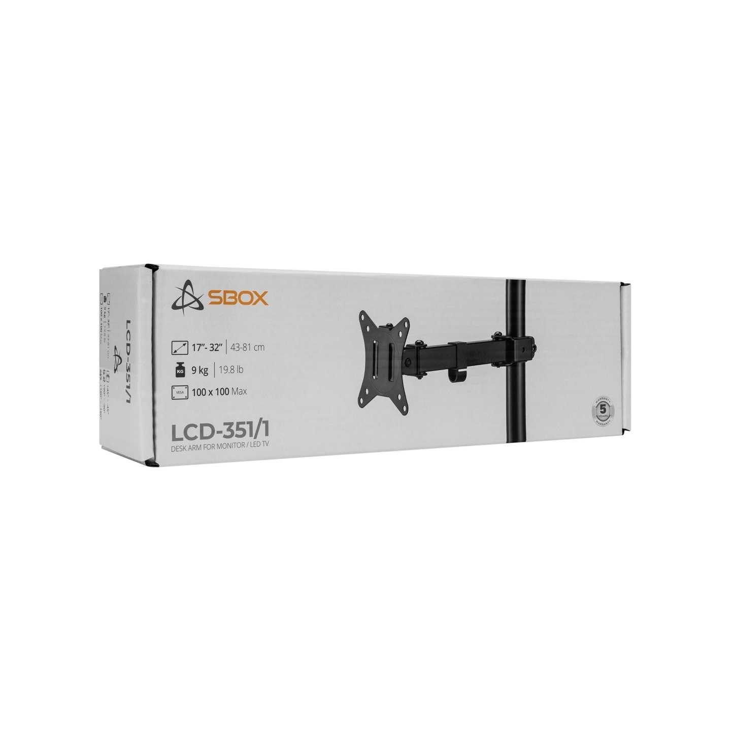 Sbox LCD-351/1-2 (17-32/9kg/100x100)