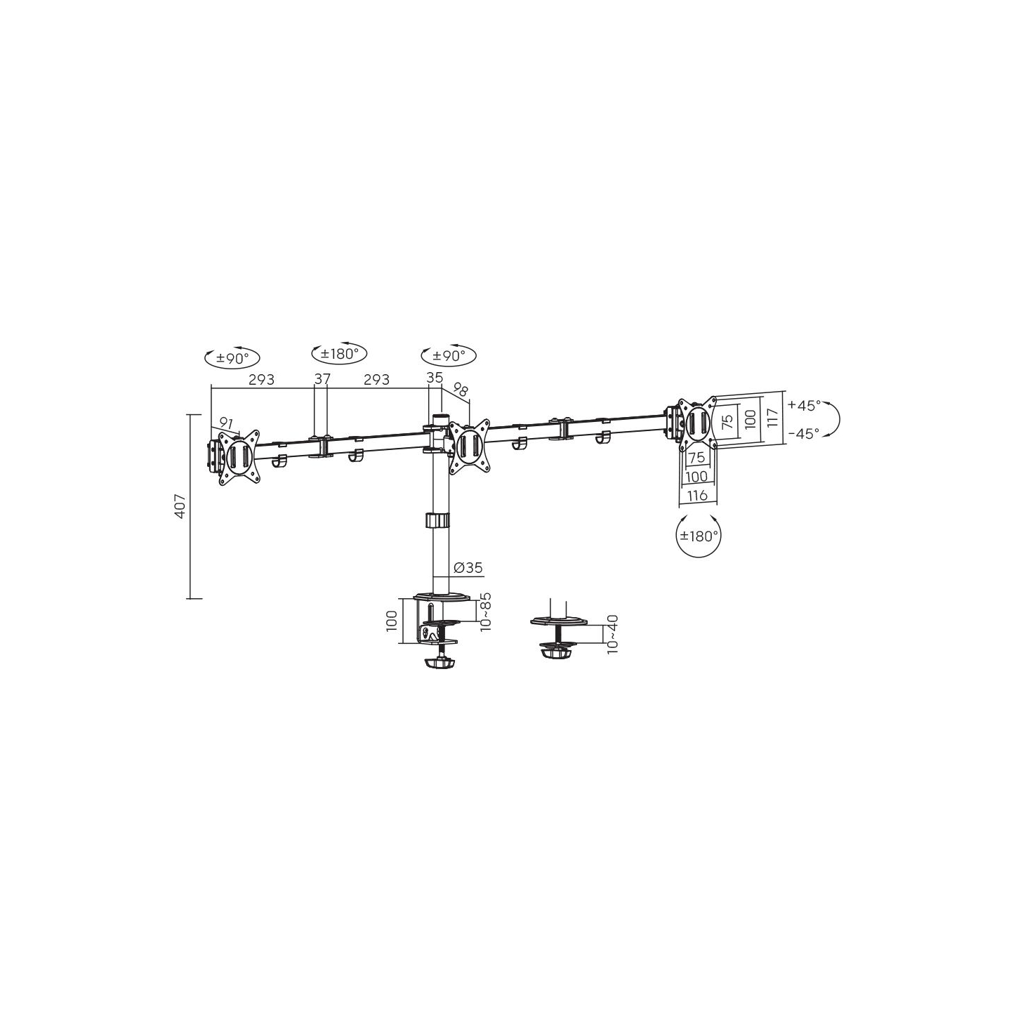 Sbox LCD-352/3-2 (13-27/3x9kg/100x100)