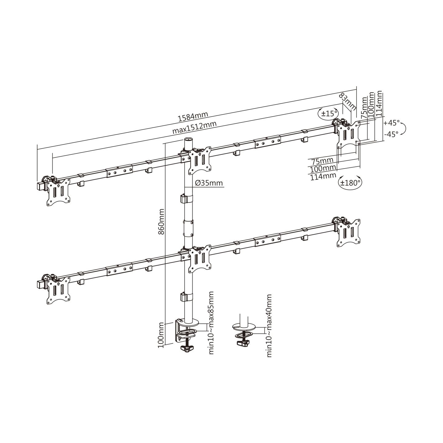 Sbox LCD-352/6-2 (17-32/7x7kg/100x100)