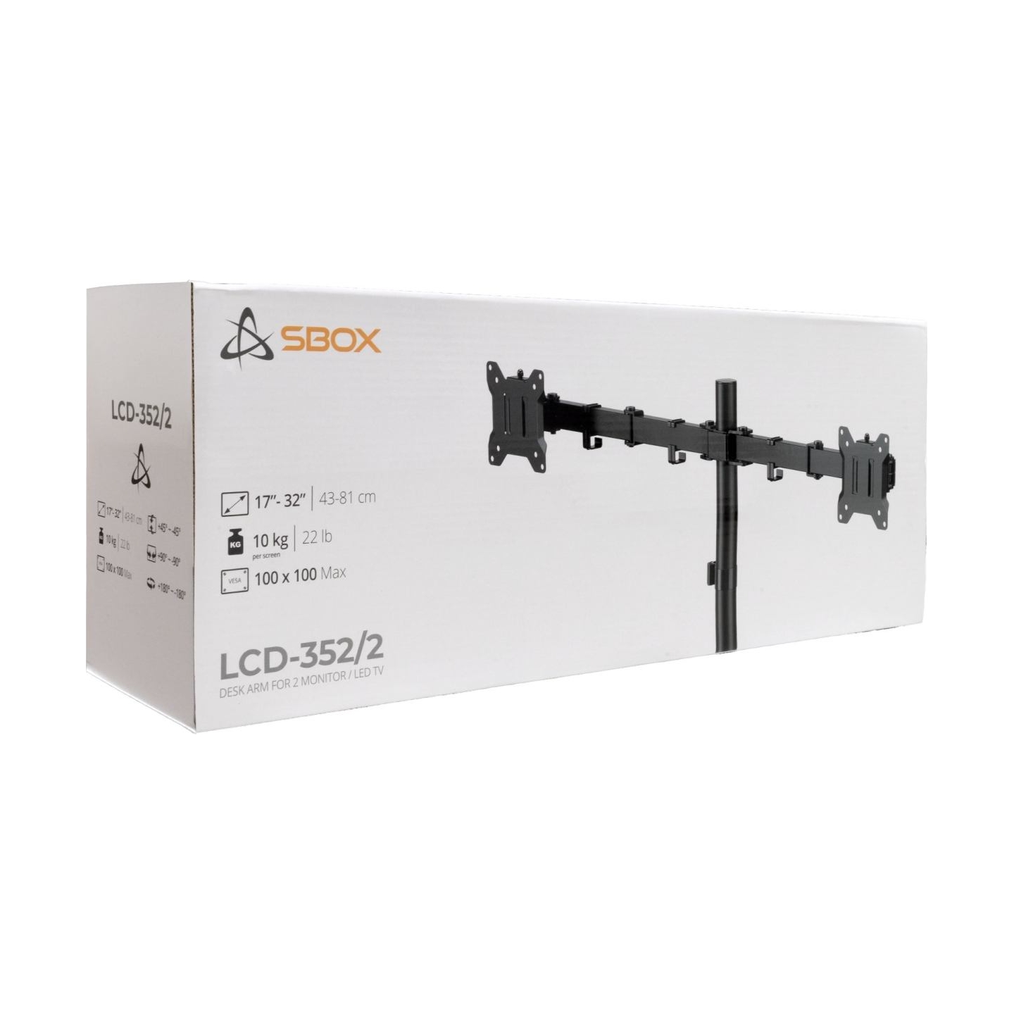 Sbox LCD-352/2-3 (17-32/2x10kg/100x100)